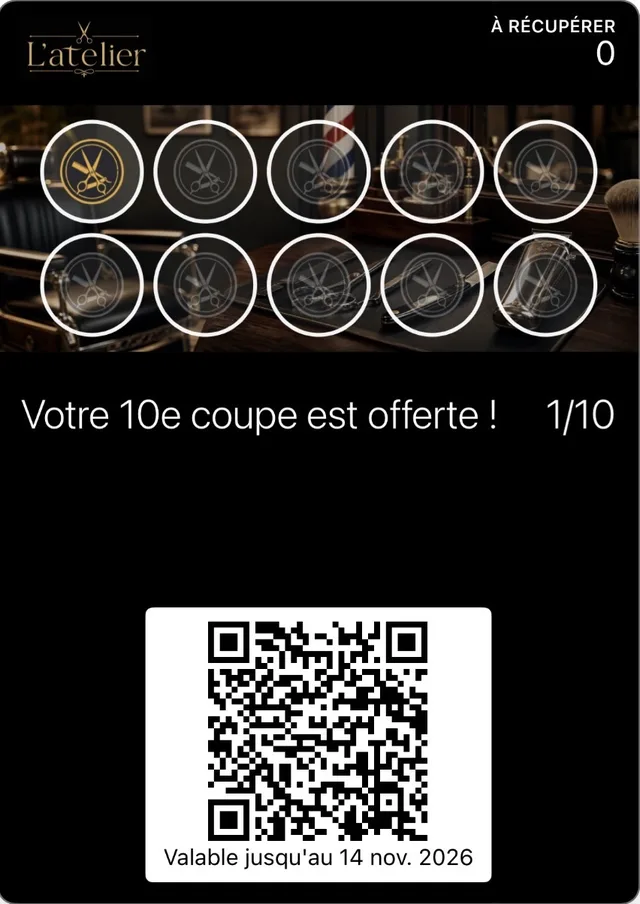 Loyalty card — Barber