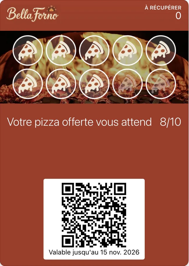 Loyalty card — Pizzeria