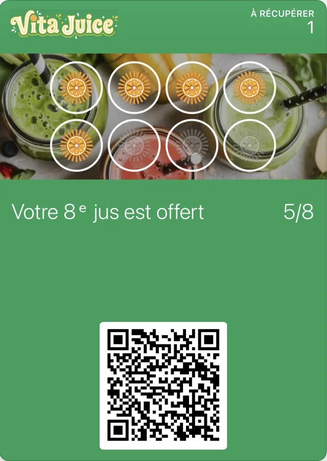 Loyalty card — Juice bar